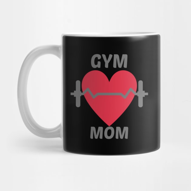 Gym Mom tshirt by Doddle Art